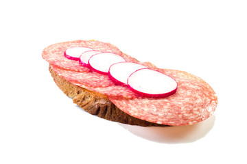 Salamibrot Freisteller