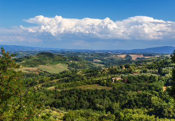 Fototapeta na wymiar San Gimignano, Italy. Beautiful view