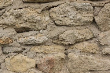 limestone wall detail