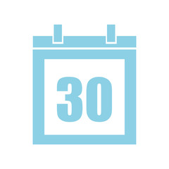 calendar reminder isolated icon vector illustration design