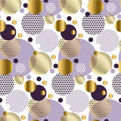 Tapeten Xmas seamless dots modern pattern. white background geometry cir © galyna_p