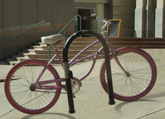 Fahrrad in Pink