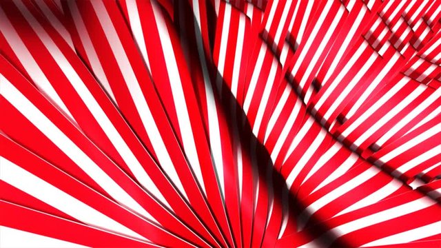 Waving Oriental Flag Background