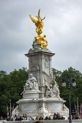 Fototapeta na wymiar Queen Victoria Memorial in front of Buckingham Palace, London, England, United Kingdom
