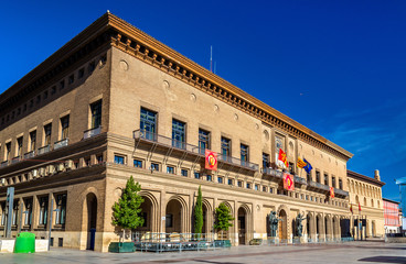 Fototapeta na wymiar The City Hall of Zaragoza - Spain, Aragon