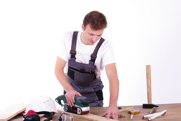 sympathischer, junger Handwerker