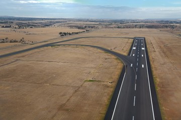 Runway of an airport