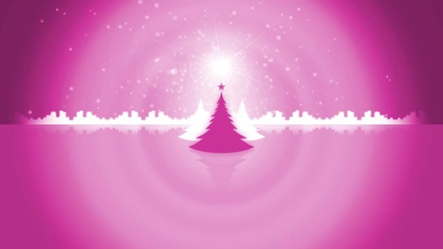 Snowy christmas background with new year’s decorations