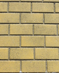 Yellow bricks background