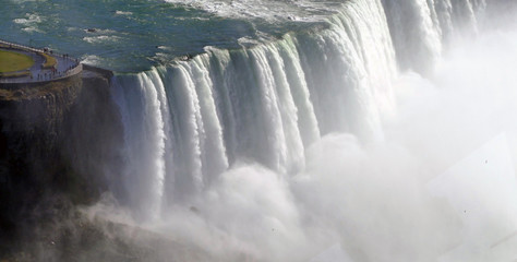 Niagara Falls Aerial View, Canadian Falls