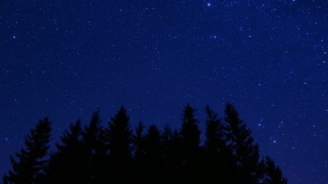 Stars Sky Time Lapse Turning Space Astrophotography