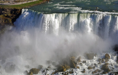 Niagara Falls Aerial View, Canadian Falls