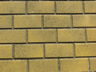 Yellow bricks background