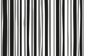 Obraz premium Abstract vertical black and white painted stripes