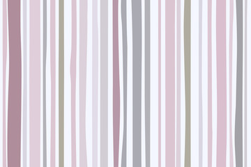 Obraz premium Striped soft-color background with colored vertical stripes (shades of pink, grey and light-purple) 