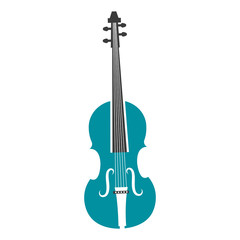 cello instrument musical icon vector illustration design