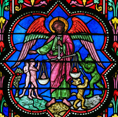 Stained Glass - the Archangel Michael