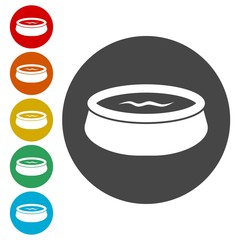 Swimming pool flat icon 
