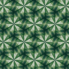 Triangle green pattern