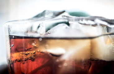 Cuba libre close up