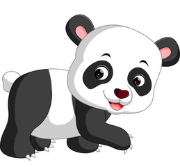 Cute panda cartoon

