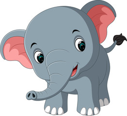 Cute elephant cartoon

