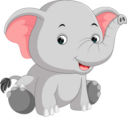 Cute elephant cartoon

