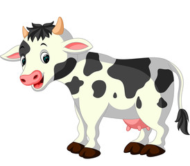 Cute cow cartoon

