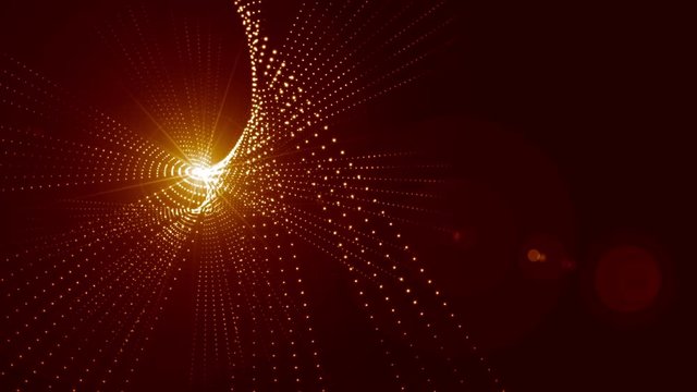 Shiny gold abstract background animation