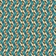 Snake pattern.