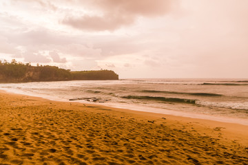 Rain and sunset in Bali