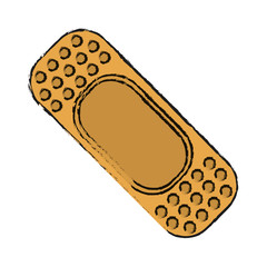 Bandage icon. Medical health care hospital and emergency theme. Isolated design. Vector illustration