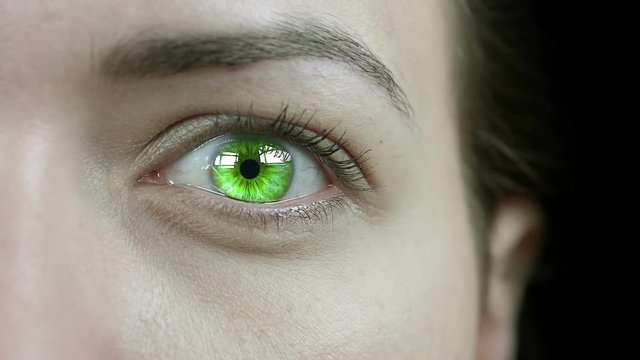 Dangerous Female With Green Eyes