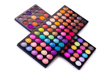 Artist palette isolated on white