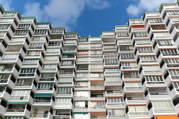  residential building exterior - apartment building facade -