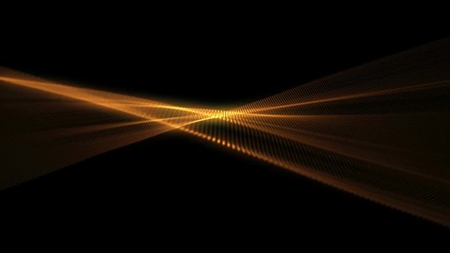 Shiny glowing abstract laser animation