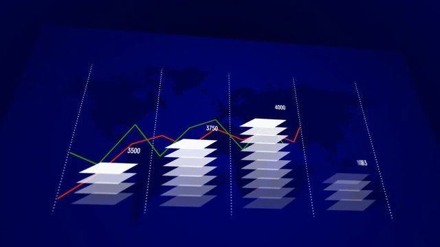 Business report animation