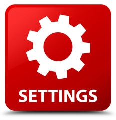 Settings red square button