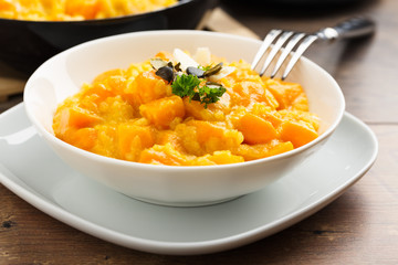 Risotto mit Hokkaido - risotto with hokkaido