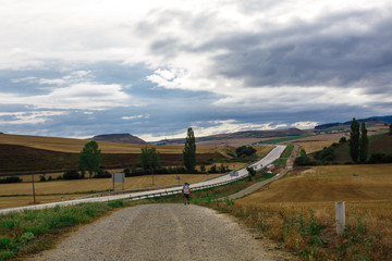 Naklejka premium Picturesque landscape of Spain