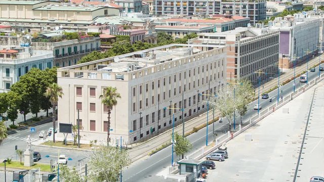 Institution Building Exteriors in the City of Messina in Sicily Italy