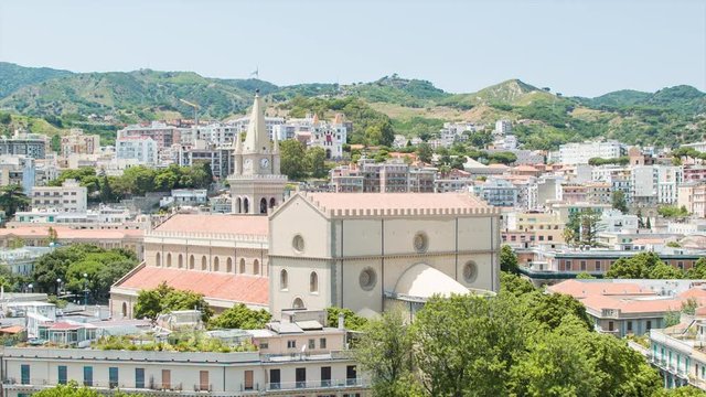 Duomo Catholic Church in the City of Messina on Sicily in Italy