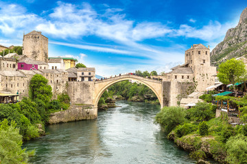 The Old Bridge in Mostar - obrazy, fototapety, plakaty