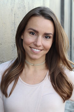 Portrait of a young woman - Stock image