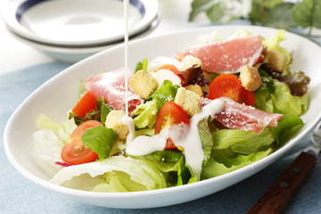 シーザーサラダ　Caesar salad © Nishihama