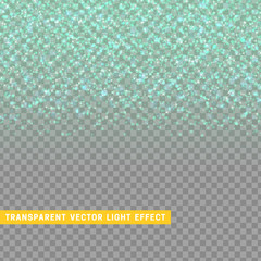 light effect blue texture glowing rain of confetti