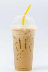 Iced coffee cup
