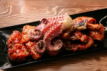 octopus with chicken, 문어치킨