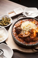 누룽지통닭, nurungji tongdak, crust of overcooked rice