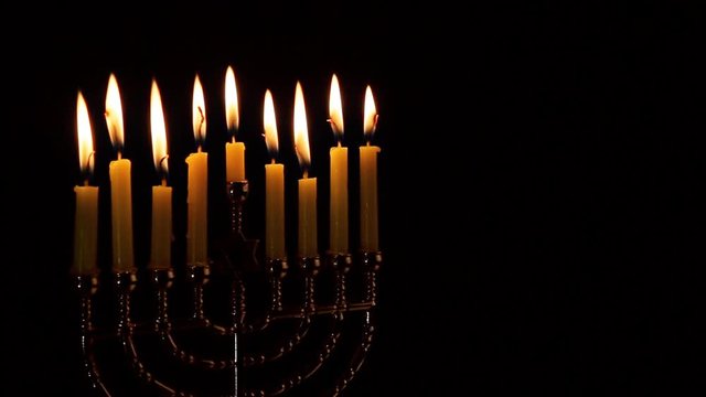 Jewish holiday hannukah symbols Lighting Hanukkah Candles Hanukkah celebration judaism menorah tradition
